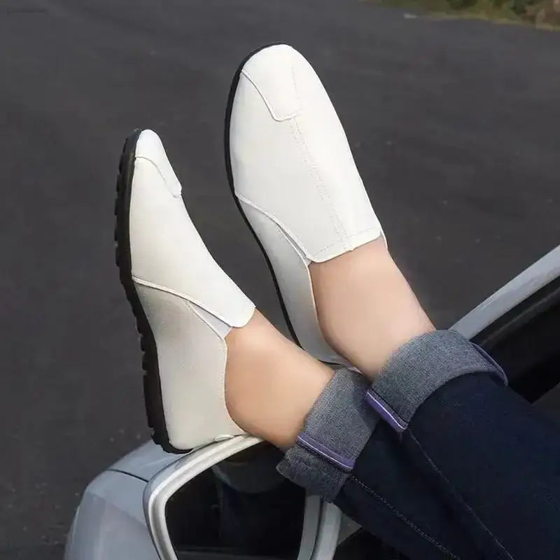 Premium Leather Slip - On Shoes with Soft Comfort for Casual Men - EstaliosShop