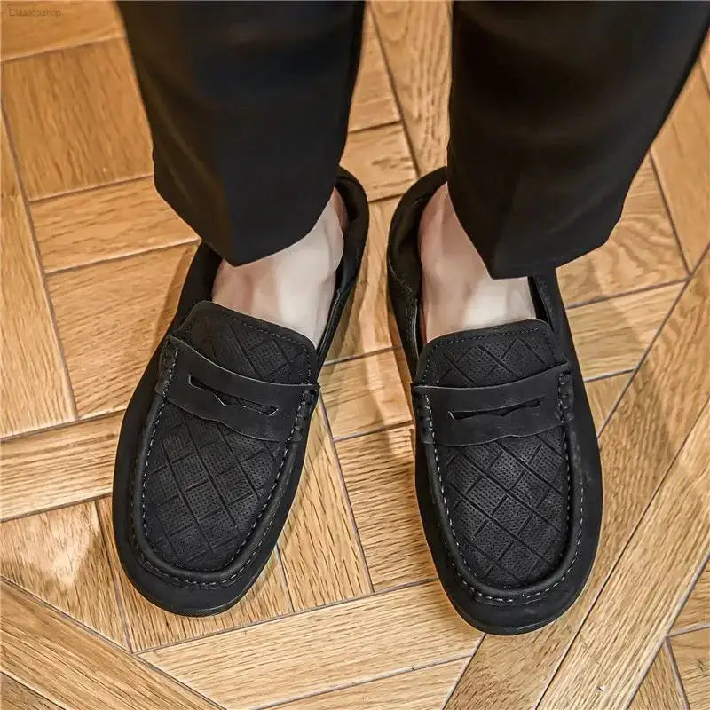 Premium Leather Step - On Shoes with Breathable Design for Casual Men - EstaliosShop