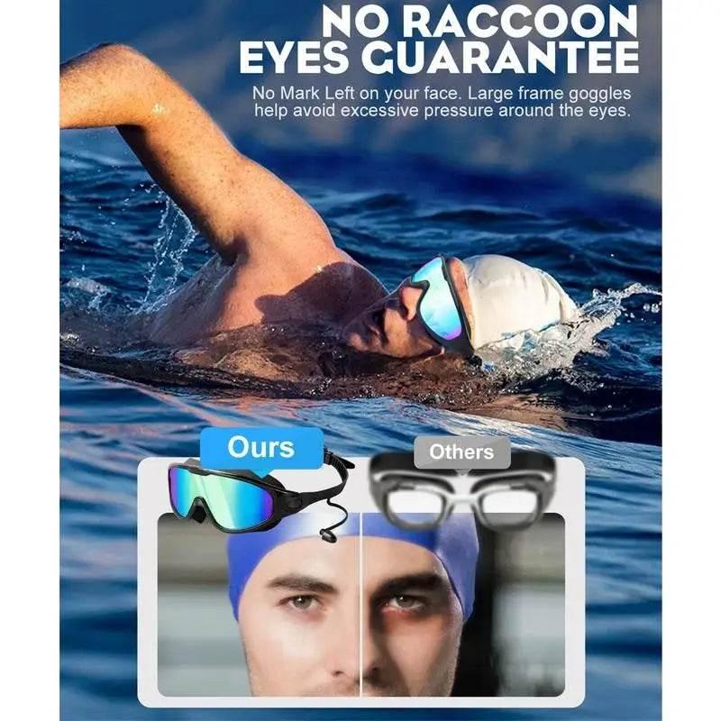 2-Pack Premium Anti-Fog Swimming Goggles – UV Protection, Leak-Proof, Clear Vision - Estalios