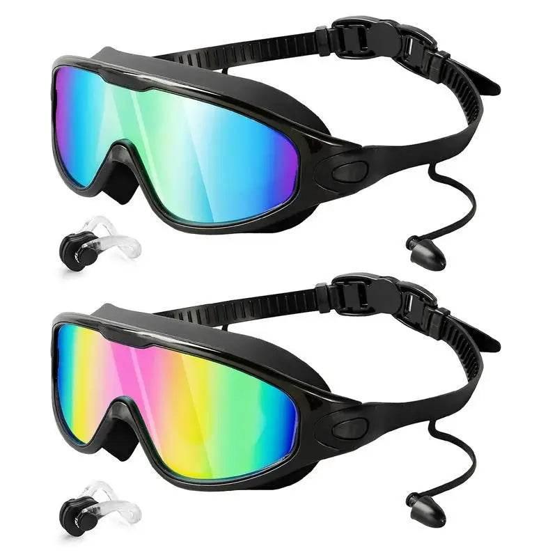 2-Pack Premium Anti-Fog Swimming Goggles – UV Protection, Leak-Proof, Clear Vision - Estalios