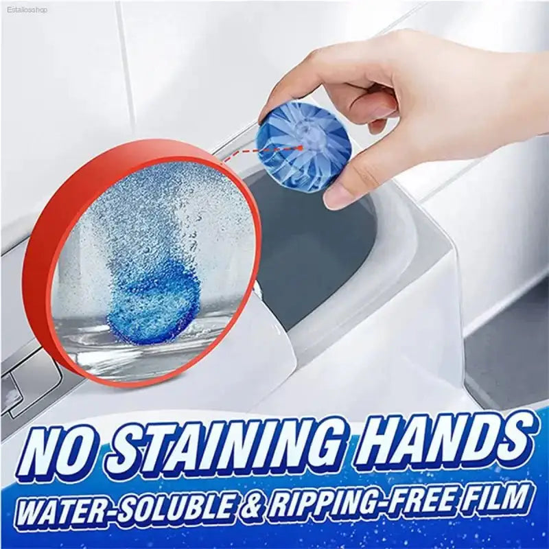 Premium Toilet Bowl Cleaner Tablets with Deodorizing Fragrance for Deep Cleaning and Odor Removal - EstaliosShop