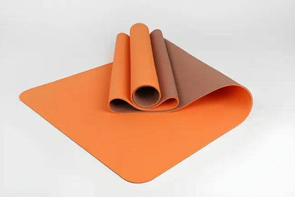 Amp Up Your Practice with the Bold Orange Gray Yoga Mat - Estalios