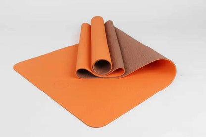 Amp Up Your Practice with the Bold Orange Gray Yoga Mat - Estalios