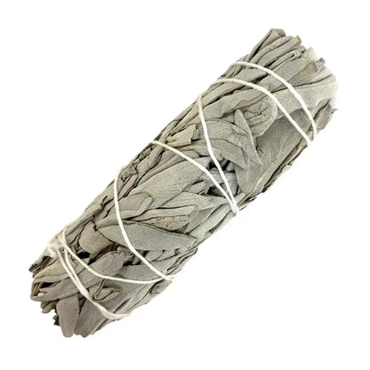 Bundled White Sage Smudge Stick in Premium White Sage Smudge Bundle for cleansing rituals