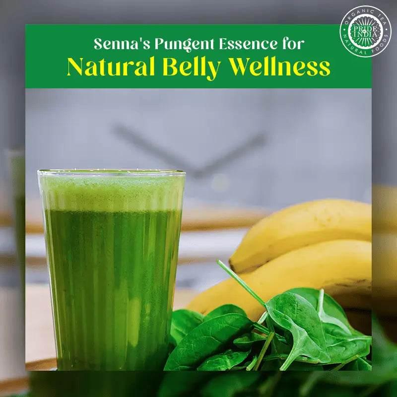 Pride of India Senna Whole Leaf Powder for Smoothies - Estalios