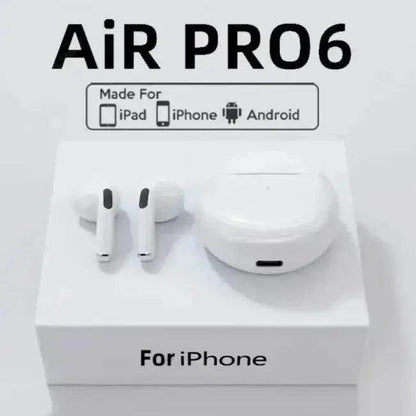 Pro6 Bluetooth Headphones Wireless Earbuds with Charging Case - Estalios