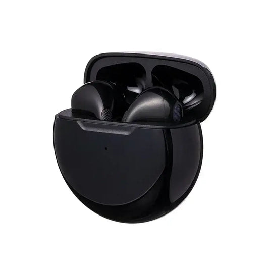 Pro6 Bluetooth Wireless Earbuds Stereo - Black Earbuds