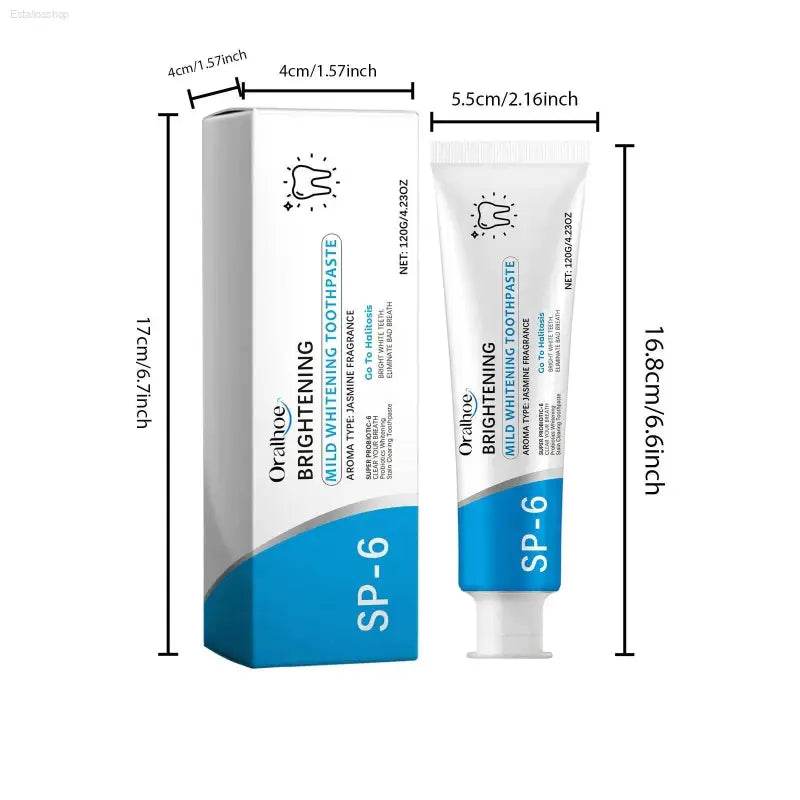 Probiotic Toothpaste 120g for Whitening and Fresh Breath - Estalios