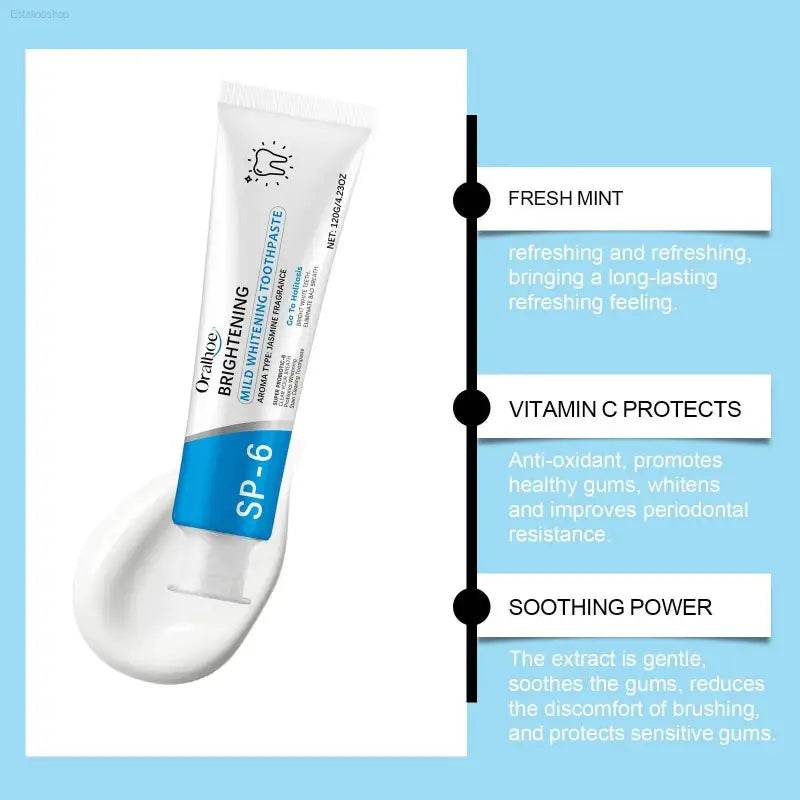 Probiotic Toothpaste 120g for Whitening and Fresh Breath - Estalios