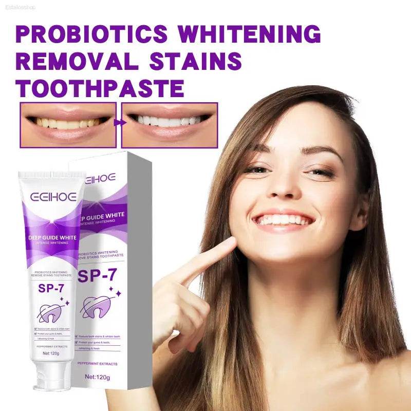 Probiotic Toothpaste for Stain Removal and Fresh Breath - Estalios