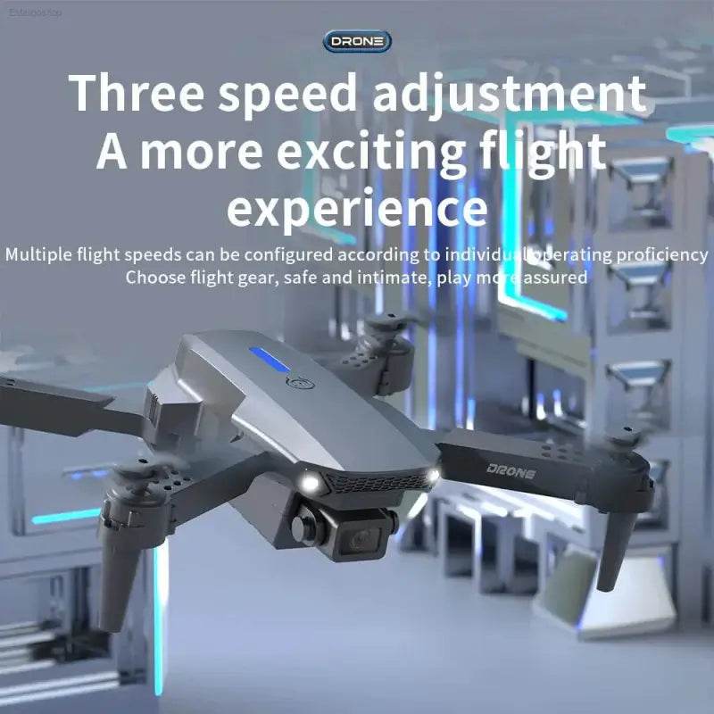 Professional Drone E88 6K Wide-Angle HD 1080P Camera WiFi FPV Height Hold Foldable RC Drone Quadrotor Helicopter Children's Toys - Estalios