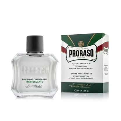 Proraso Aftershave Balm and box for a soothing post-shave experience with Balm Proraso