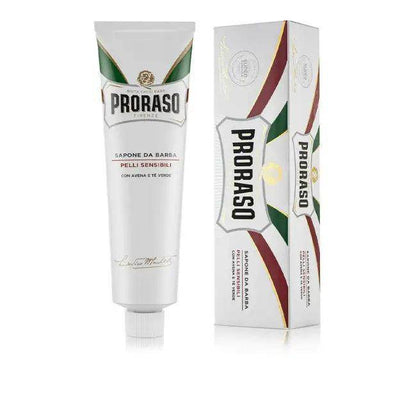 Proraso White Shaving Cream for Sensitive Skin Relief - Estalios
