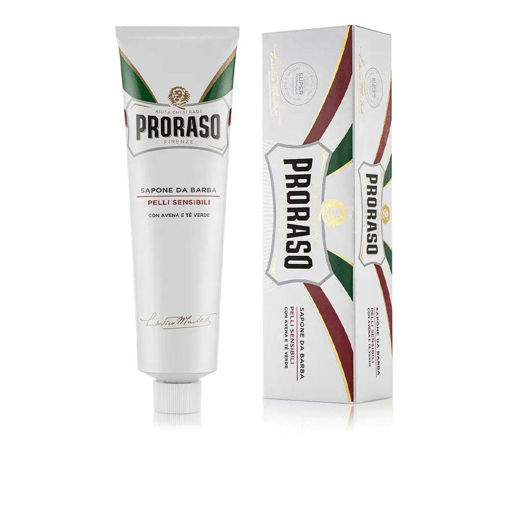 Proraso White Shaving Cream soothing sensitive skin for a smooth shave