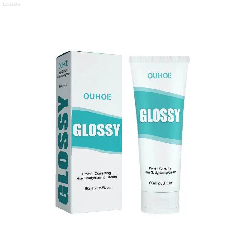 Protein Hair Straightening Cream for Repairing Dry Hair - Estalios