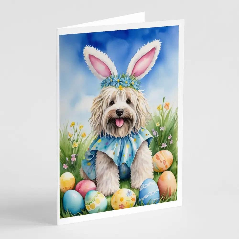 Easter Dog Greeting Cards: Watercolor Woof Wishes! Spread Easter Cheer with these Adorable Dog Greeting Cards! Each Card Features a Charming Watercolor Design Perfect for Sending - Estalios