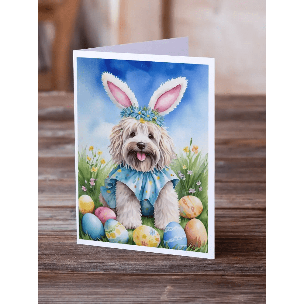 Easter Dog Greeting Cards: Watercolor Woof Wishes! Spread Easter Cheer with these Adorable Dog Greeting Cards! Each Card Features a Charming Watercolor Design Perfect for Sending - Estalios