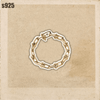 Gold chain-link bracelet.