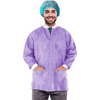 Unleash Ultra Violet: Grab your Purple Disposable Lab Jacket Pack Now! Here's the Product Description you Requested: Step Into the Lab with Confidence - Estalios