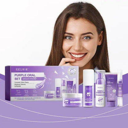 Experience the Fun Vibes with the Purple Oral Care Set - Estalios
