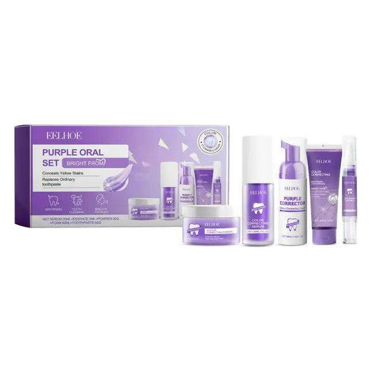 Experience the Fun Vibes with the Purple Oral Care Set - Estalios