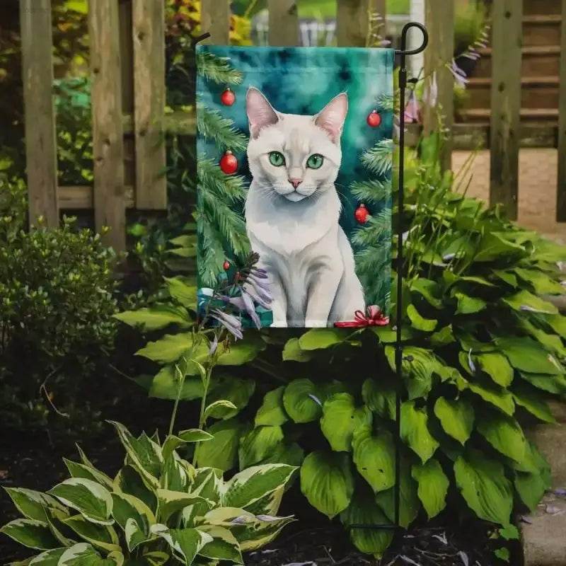 Purr-fect Christmas Cat Garden Flag! - Estalios