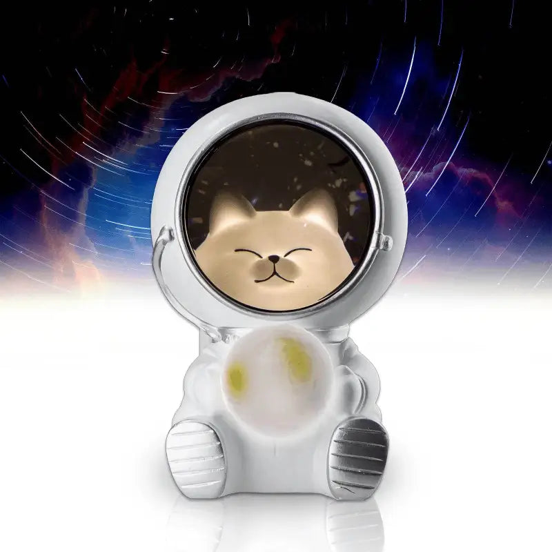 Puseky Astronaut Cat Night Light - Enchanting LED Moon Lamp for Home and Office Decoration - Estalios