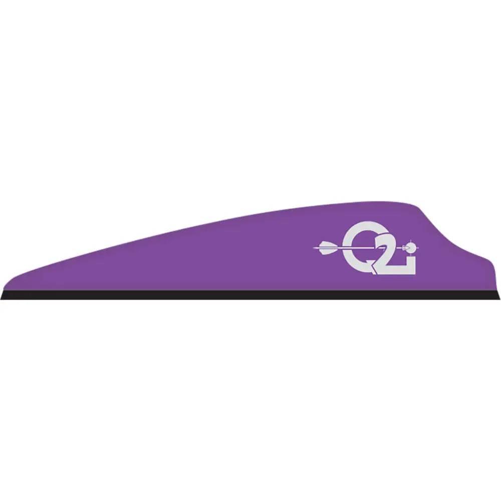 Q2i Fusion X-II Vanes Violet 3 in. 100 pk. Aerodynamic Design - Estalios