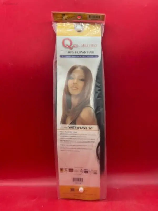 Que REMY 00 Percent Human Hair Weave in Shade 1B for Natural Volume and Style, perfect for enhancing your beauty.