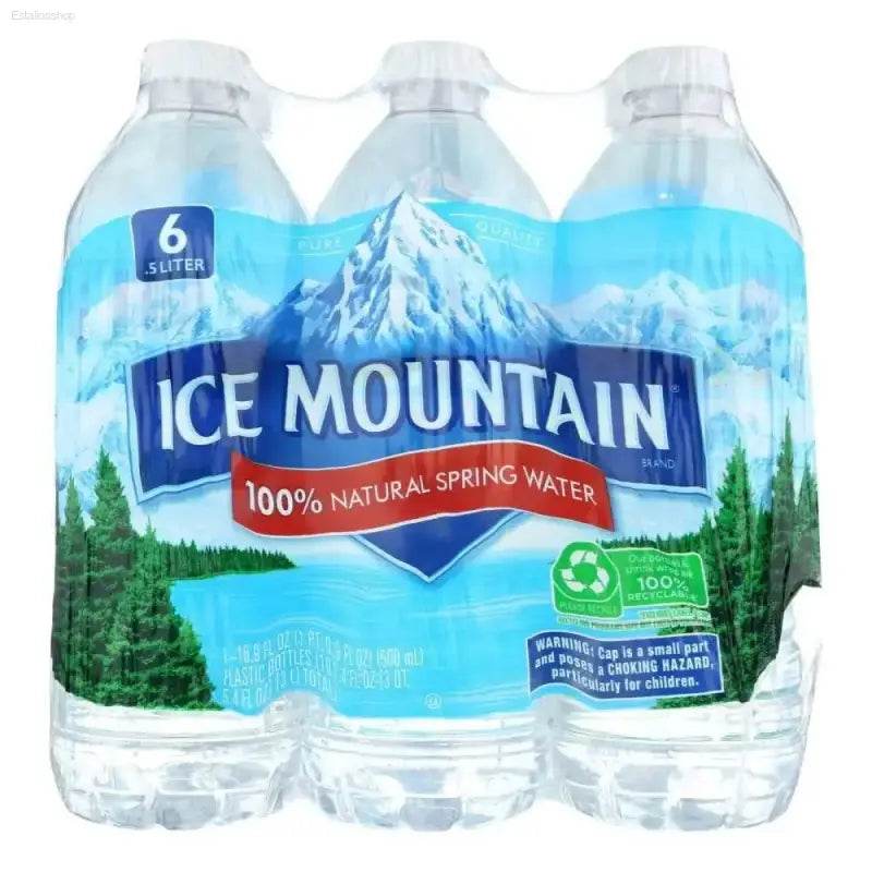 Quench your Thirst: Ice Mountain Spring Water Six-pack! - Estalios