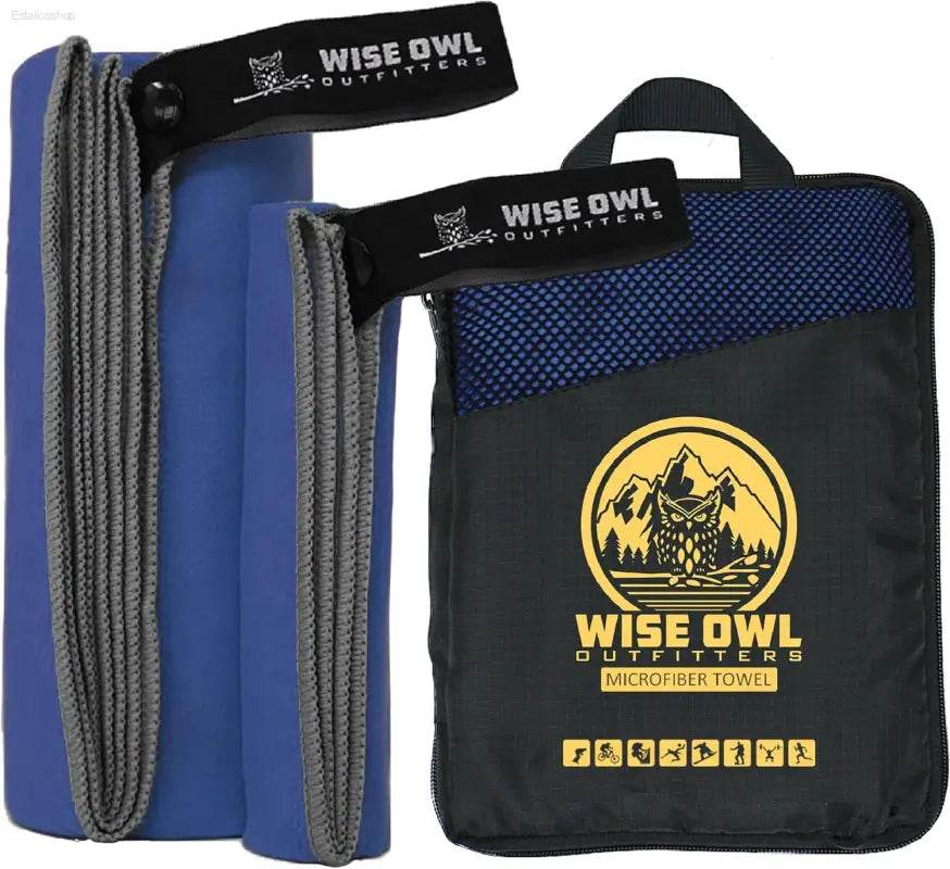Quick-Dry Microfiber Camping Towel - Lightweight & Compact Travel Essential for Hiking, Beach, Gym, & Yoga - Estalios