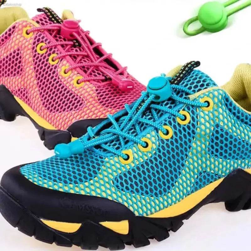 Quick Locking Elastic Sneaker Shoelaces in 23 Colors - Estalios