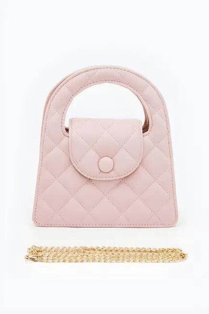 Chic Quilted Handbag with Luxe Gold Chain for Elegance - Estalios