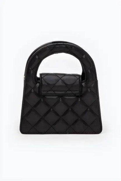 Chic Quilted Handbag with Luxe Gold Chain for Elegance - Estalios