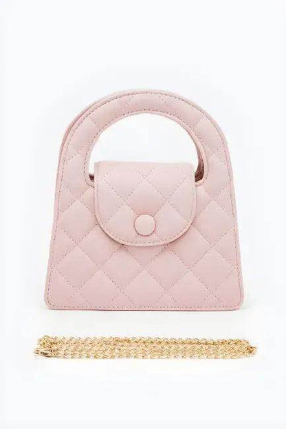 Chic Quilted Handbag with Luxe Gold Chain for Elegance - Estalios