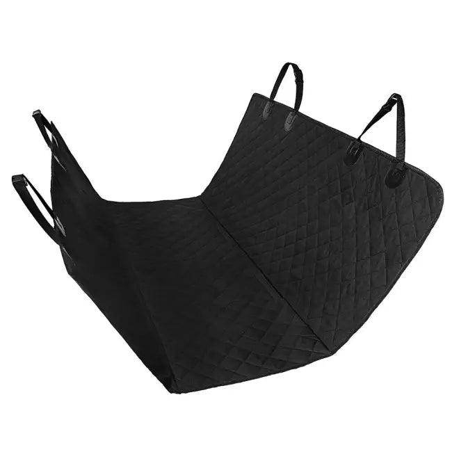 Quilted Dog Car Seat Cover with Safety Strap for Comfort - Estalios