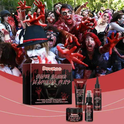 Spooky Fake Blood Makeup Kit for Dramatic Looks - Estalios
