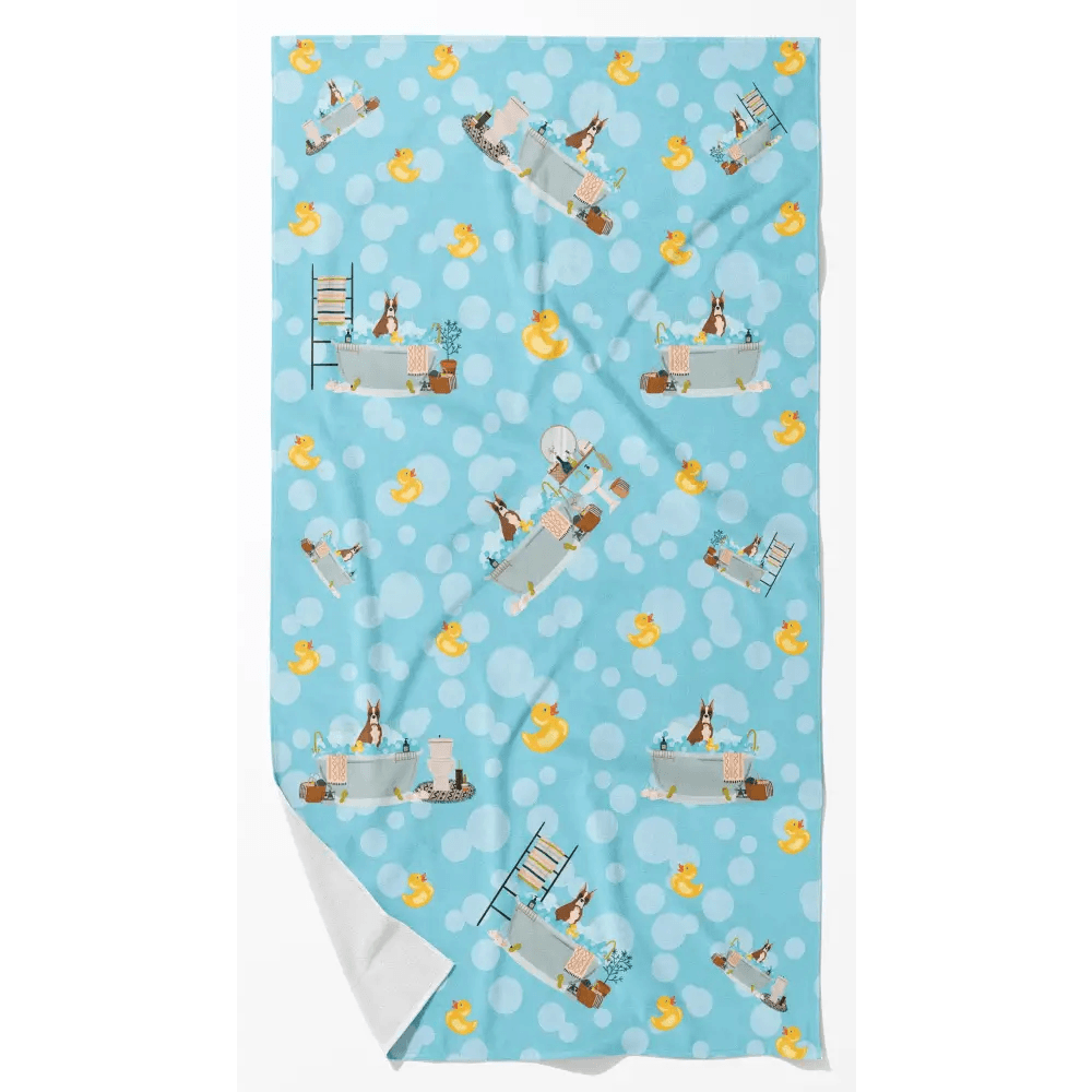 Red Fawn Boxer Bath Towel Ultra Soft Quick Drying 42"x24".