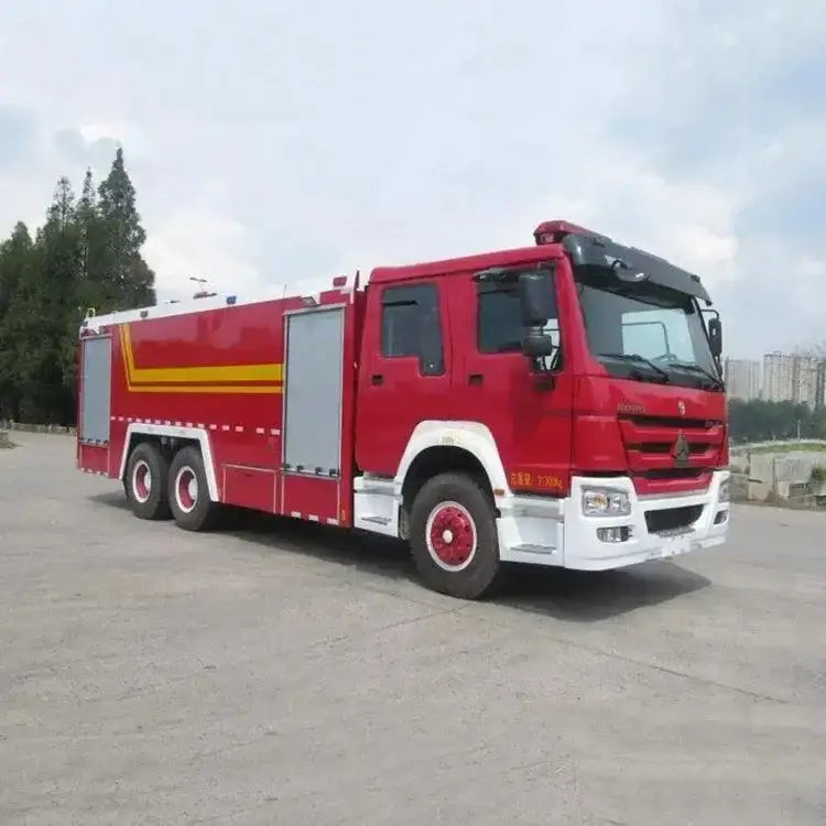 Red Fire Truck Multifunction Water Wheels great for fun outdoor play and water foam action