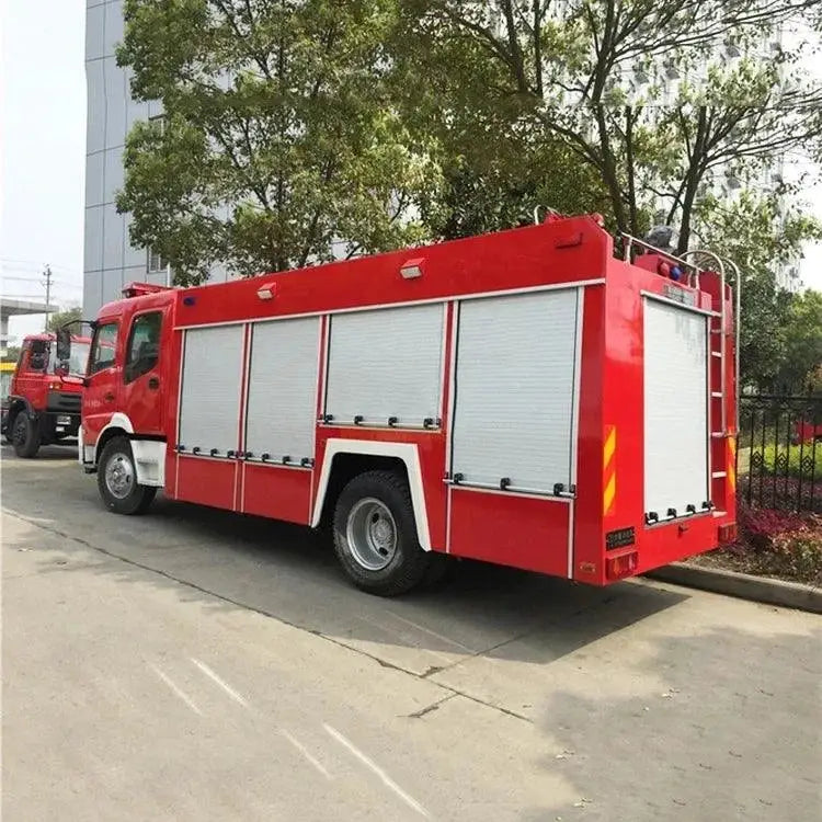 Red Firefighter Truck With Storage perfect for kids, featuring cool after-sales service