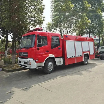 Red and white Firefighter Truck with Storage for kids, perfect for imaginative play