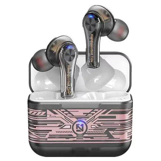 Amp Up Your Vibe with Red Wireless Earbuds and Case - Estalios