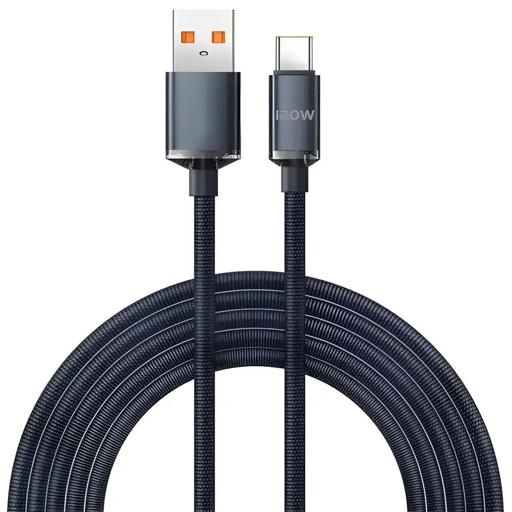 Braided USB-A to USB-C fast charging cable for Redmi Note 120W USB Type-C use