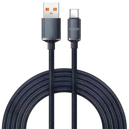 Braided USB-A to USB-C fast charging cable for Redmi Note 120W USB Type-C use