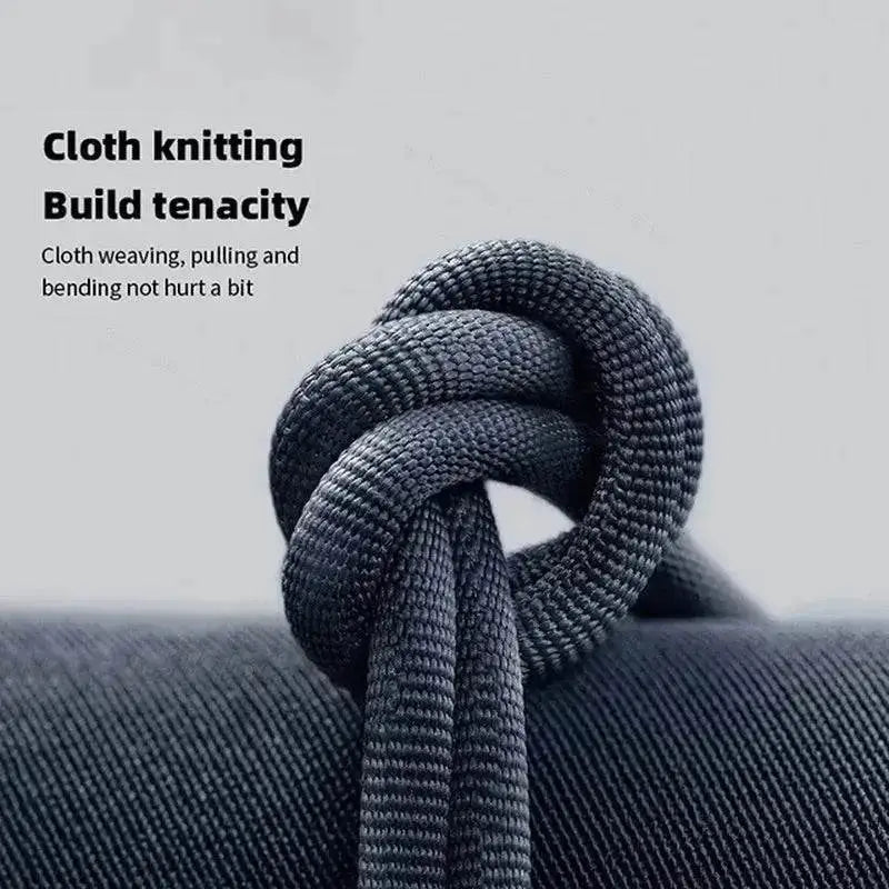 Knitted cloth knot on Redmi Note 120W fast charging USB Type-C cable