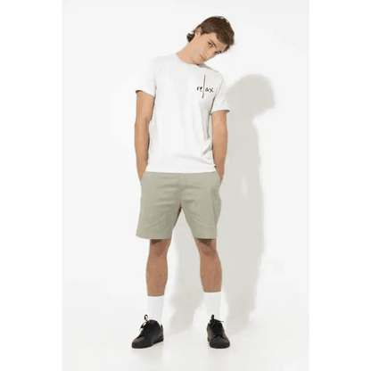 Relax White Unisex T-Shirt with Classic Swedish Attitude Style - Estalios