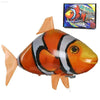 Remote-controlled flying clownfish.