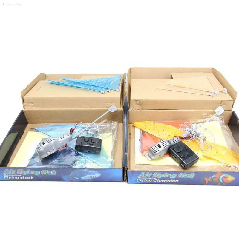 Two air-swimming fish kits.