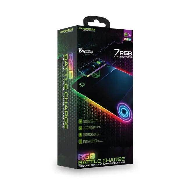 RGB Wireless Charging Mouse Pad for Ultimate Gaming Power - Estalios