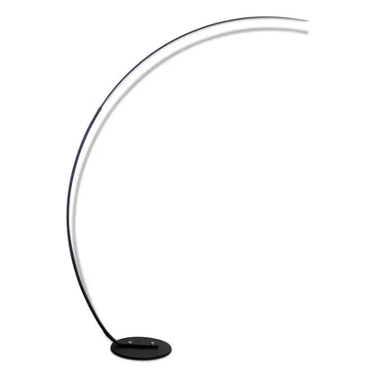 RGBW Modern Curve Floor Lamp showcasing a sleek, stylish design for any room